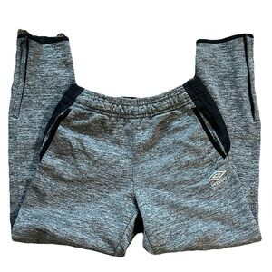 Umbro Kids Heather Gray Joggers with Black Accents